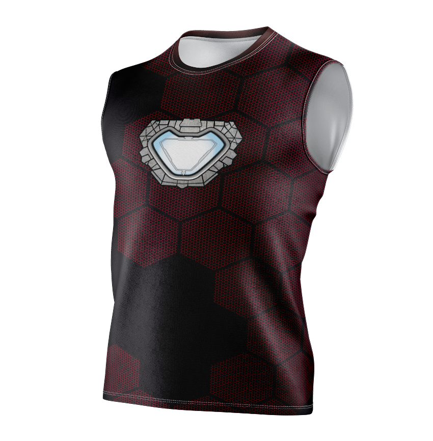 Tony Stark Iron Man Dry Fit T-Shirt - Short Sleeve Cosplay Tee