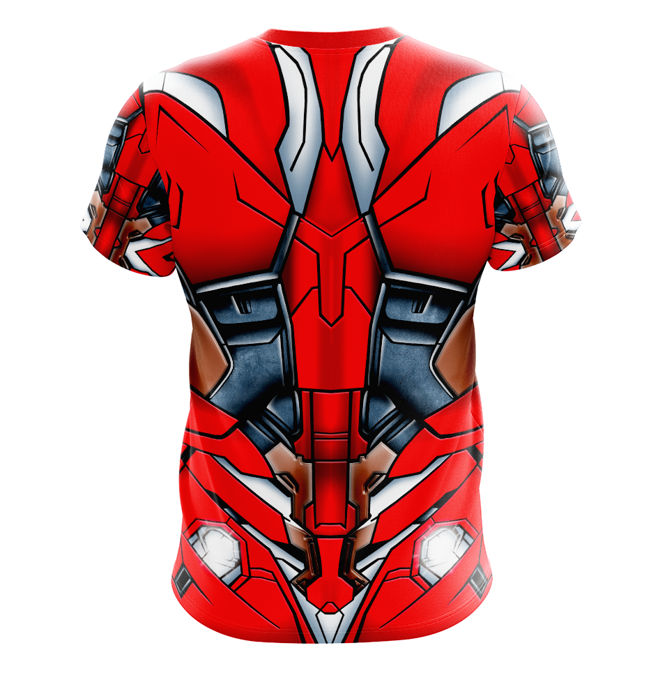 Iron Man Mark VI Armor Dry Fit T-Shirt - Long Sleeve Cosplay Tee