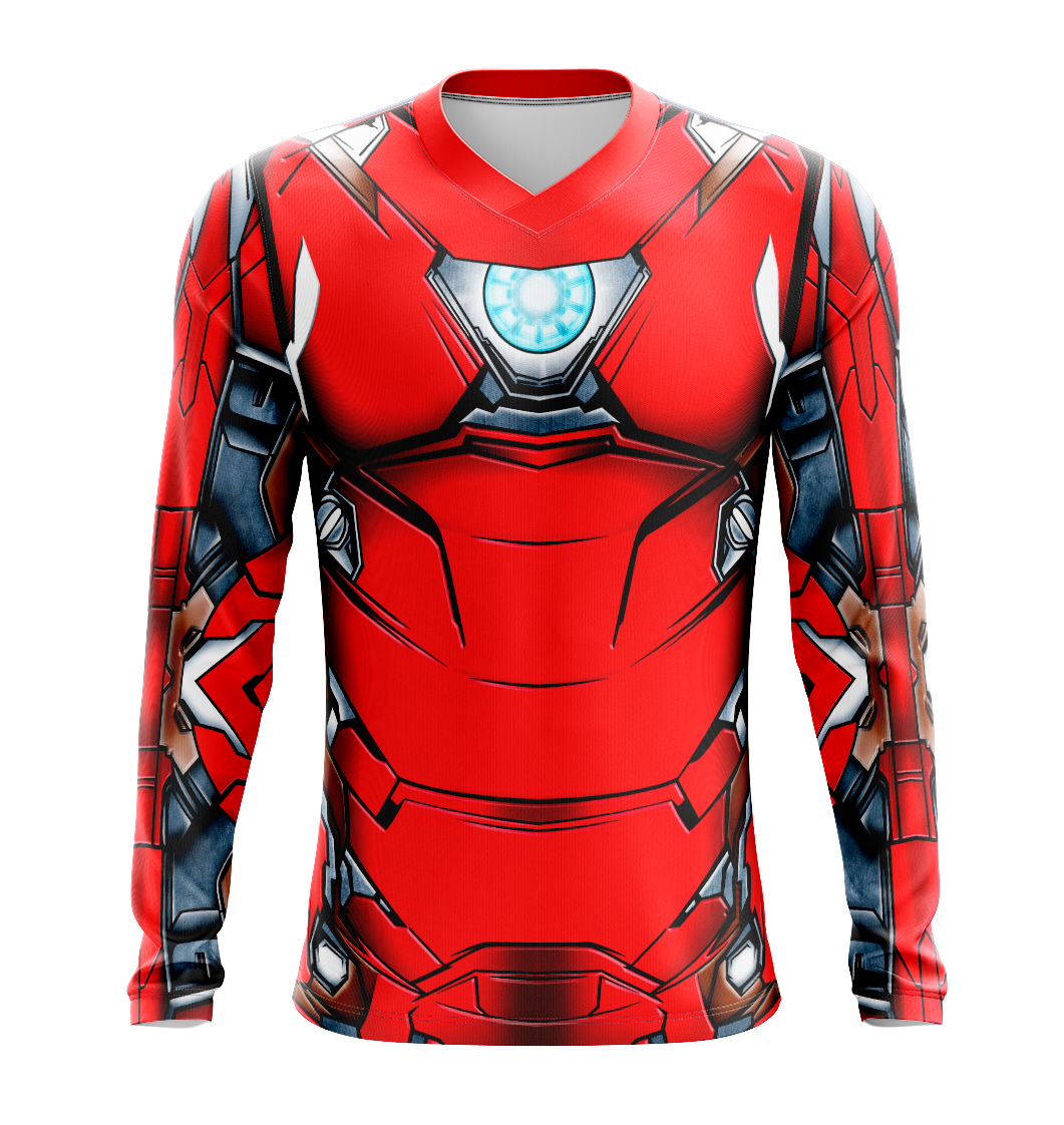Iron Man Mark VI Armor Dry Fit T-Shirt - Short Sleeve Cosplay Tee