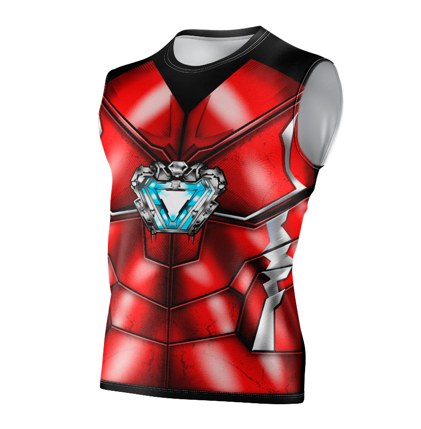 Iron Man Armor Comic Dry Fit T-Shirt - Tank Top Cosplay Tee