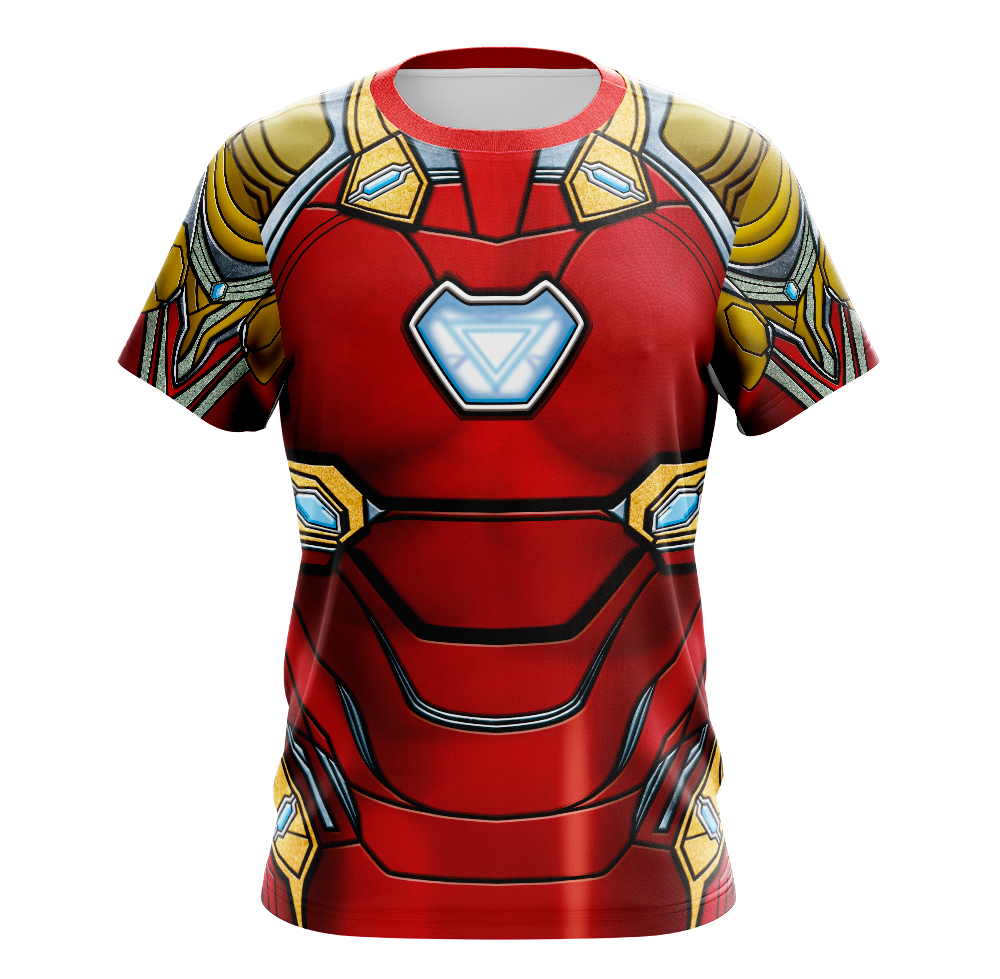 Iron Man Avengers Dry Fit T-Shirt - Tank Top Cosplay Tee