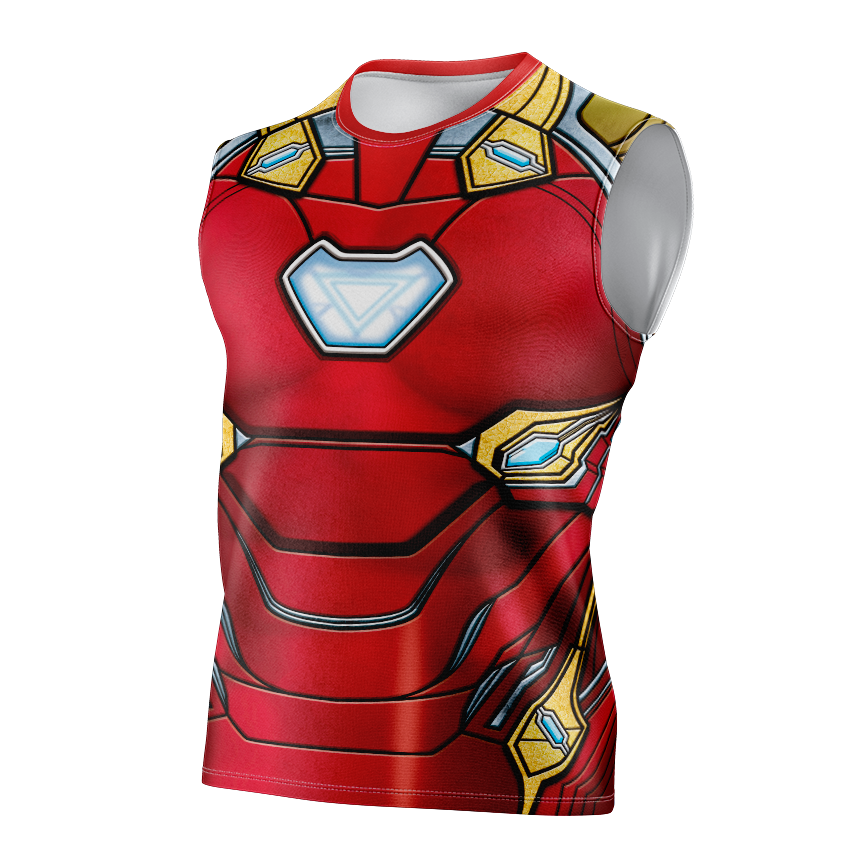 Iron Man Avengers Dry Fit T-Shirt - Short Sleeve Cosplay Tee