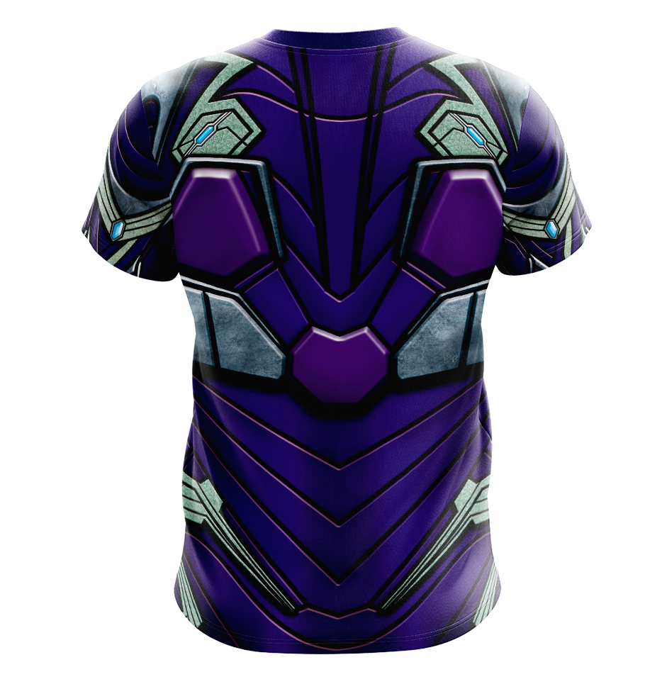 Pepper Potts Rescue Armor Dry Fit T-Shirt - Short Sleeve Cosplay Tee