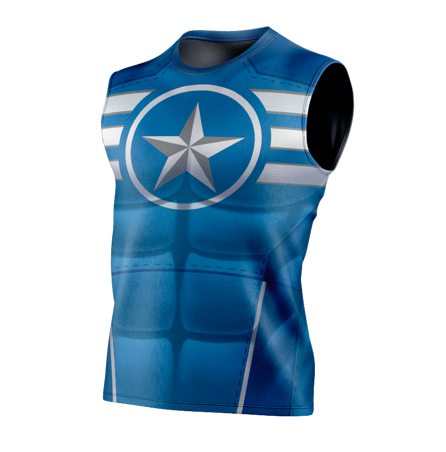 Captain America: The First Avenger Classic Dry-Fit Shirt - Long Sleeve