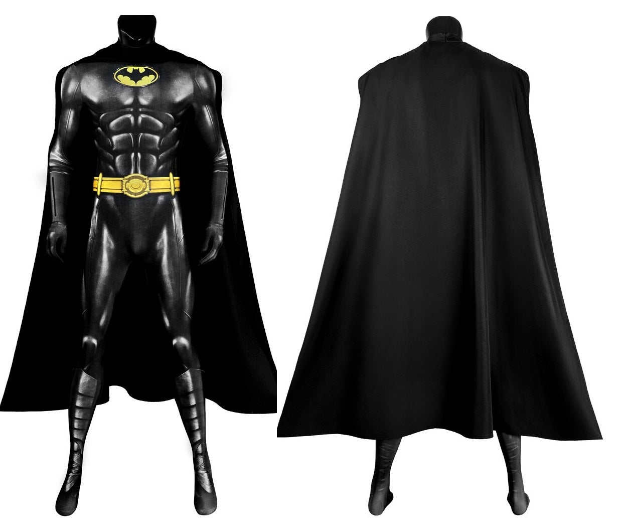 Classic Batman (Michael Keaton) Costume with Cape - Adult & Kids Cosplay