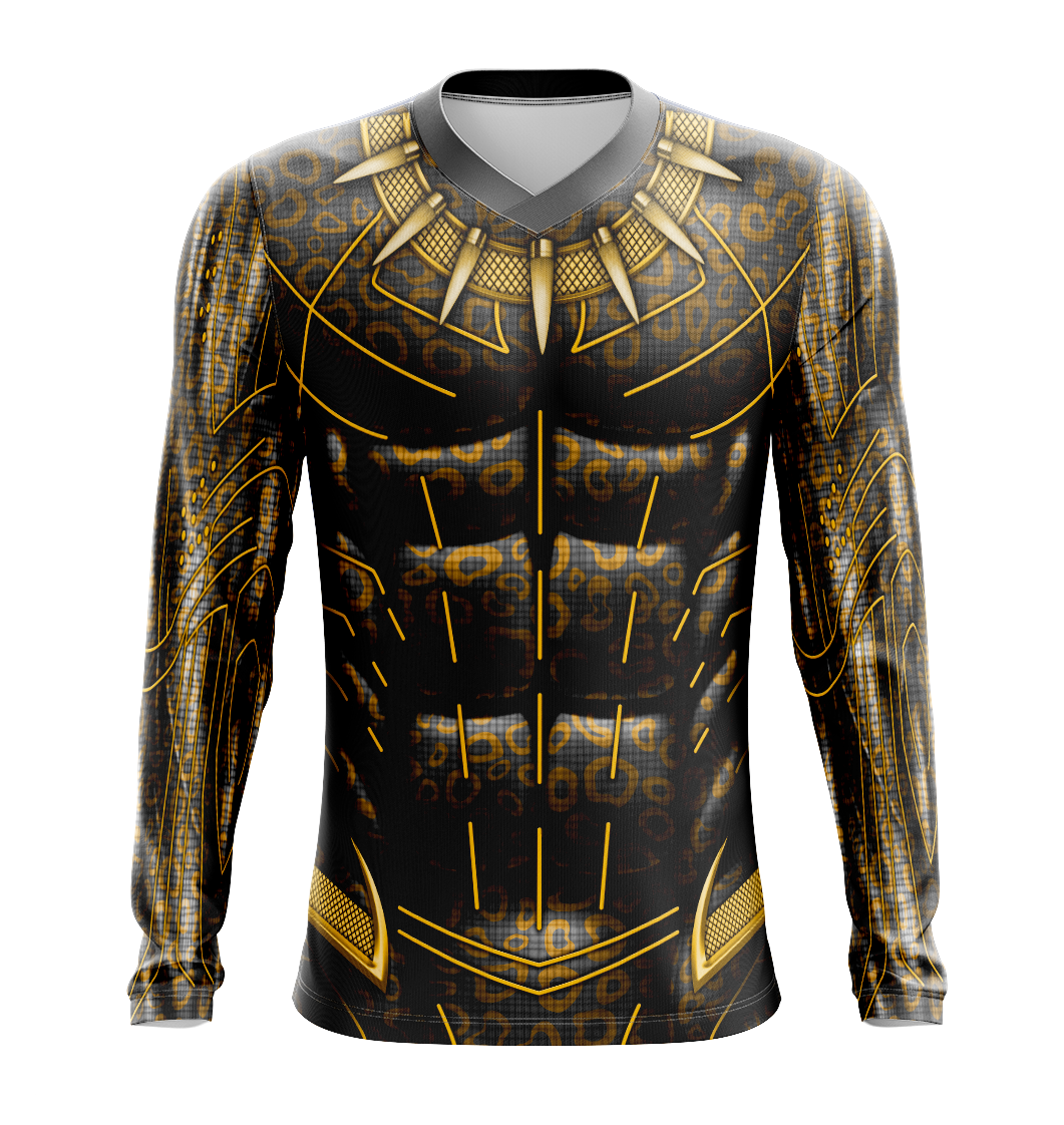 Black Panther Erik Killmonger Dry Fit T-Shirt - Tank Top Cosplay Tee