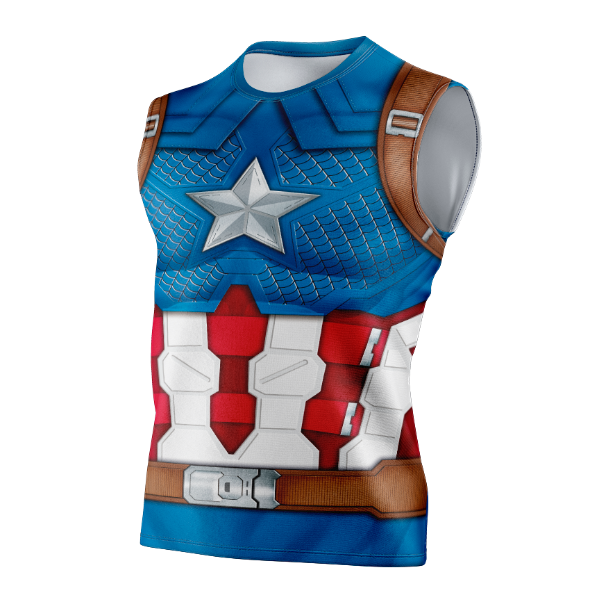 Captain America Avengers (Movie) 3D Print Shirt - Tank Top
