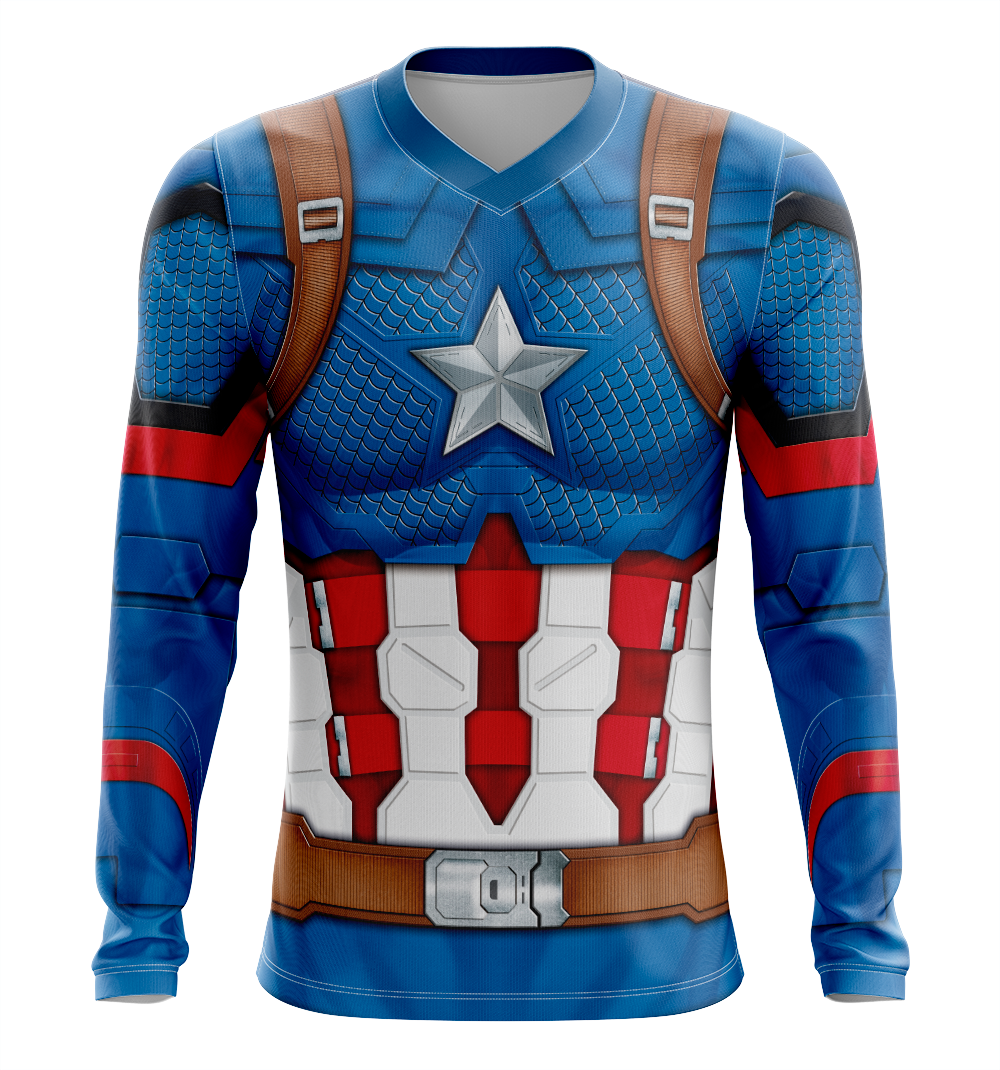 Captain America Avengers (Movie) 3D Print Shirt - Short Sleeve