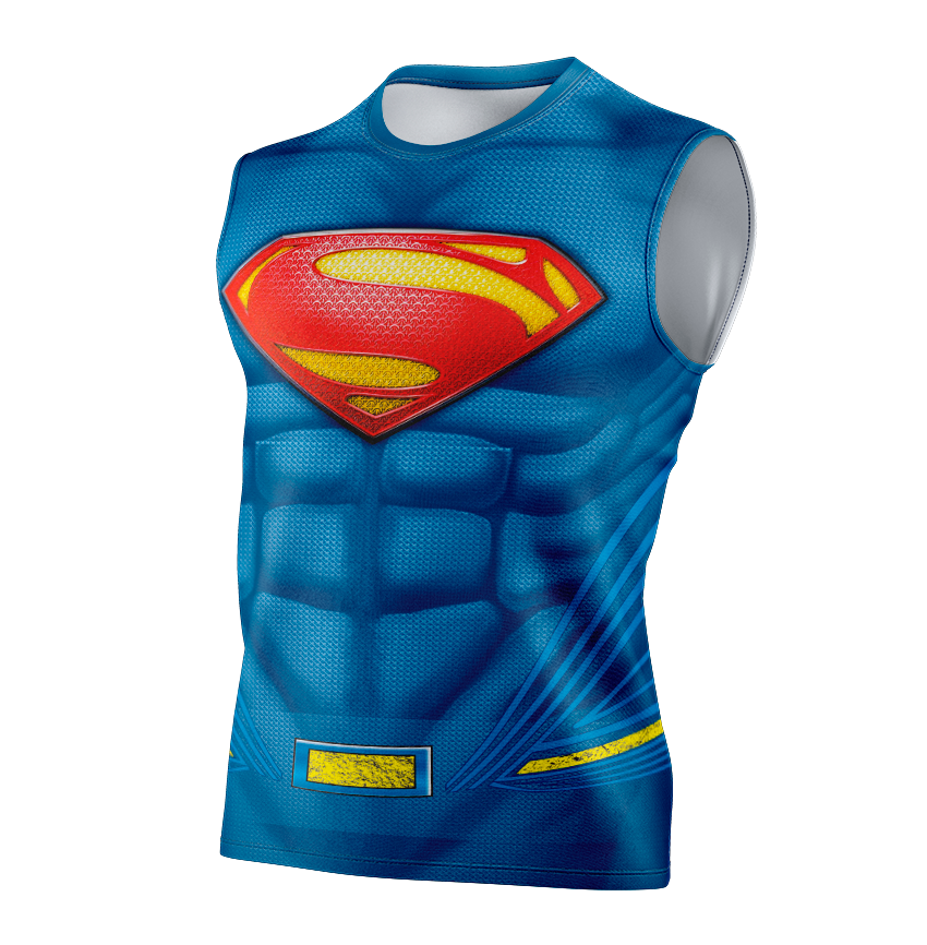 Superman New Suit (Comics) 3D Print Shirt - Long Sleeve