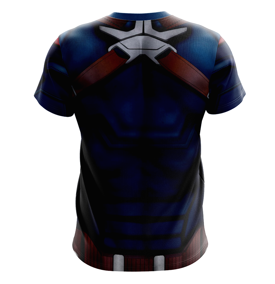 Captain America Civil War 3D Print Shirt - Short Sleeve