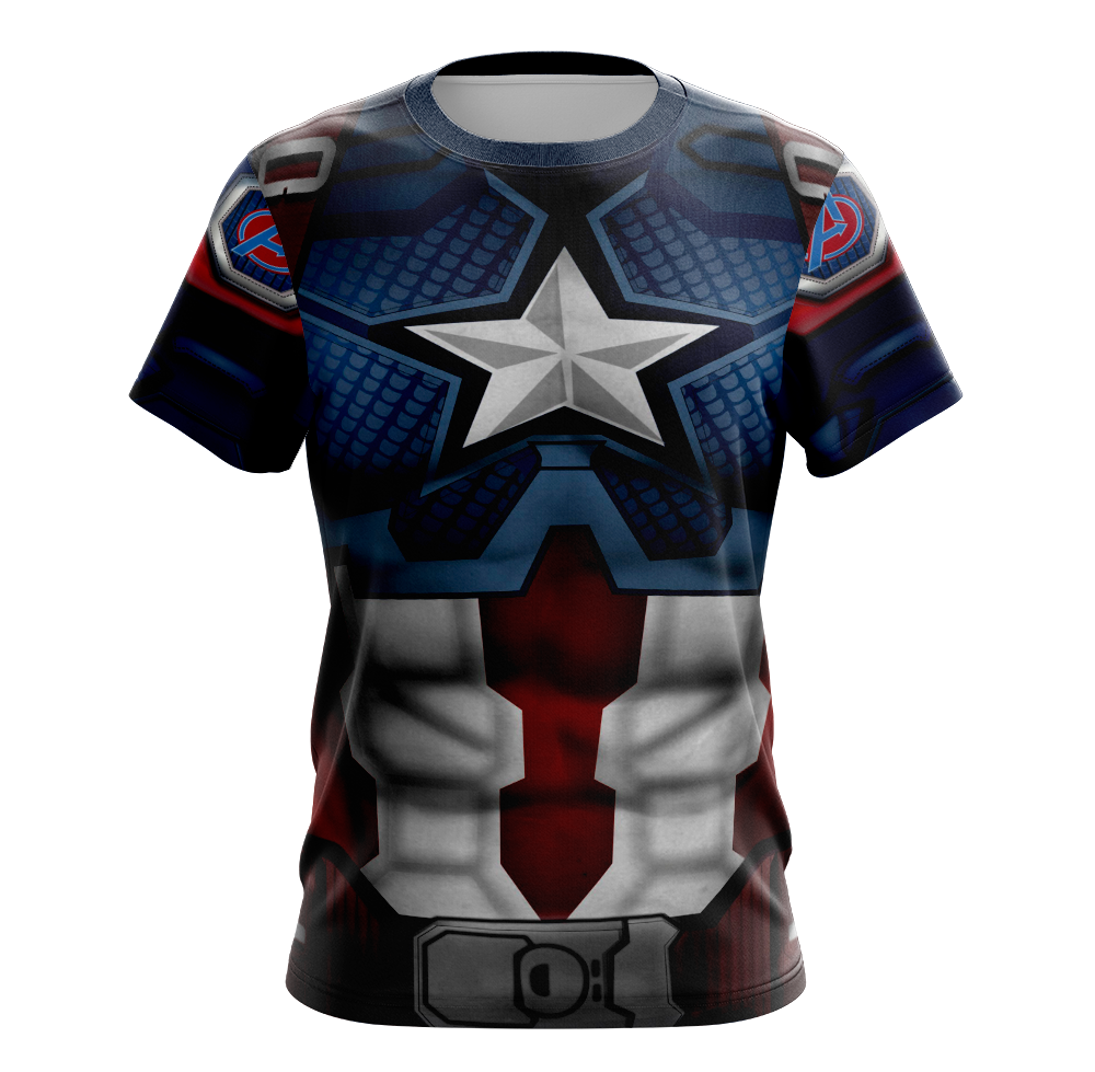 Captain America Civil War 3D Print Shirt - Short Sleeve