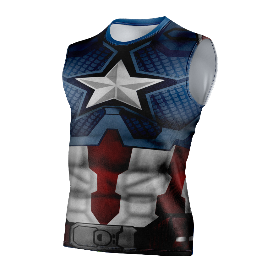 Captain America Civil War 3D Print Shirt - Short Sleeve