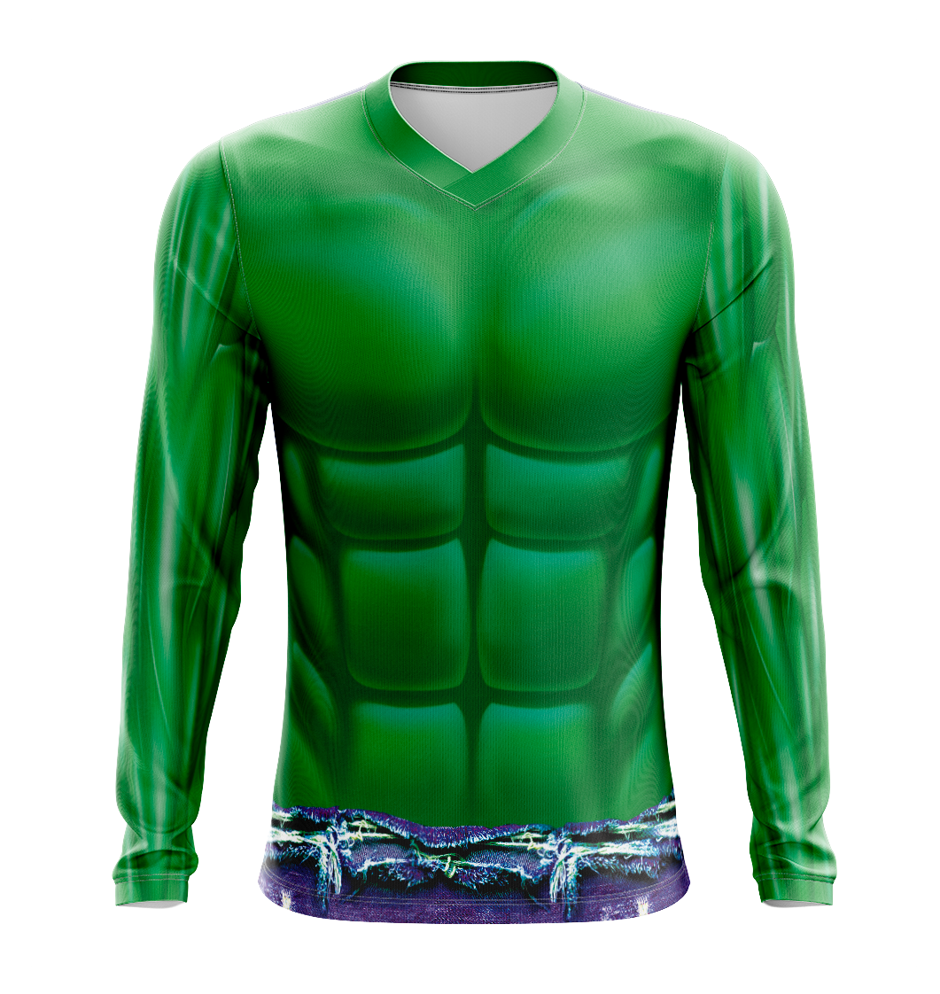 Hulk Avengers Dry-Fit Graphic T-Shirt - Long Sleeve