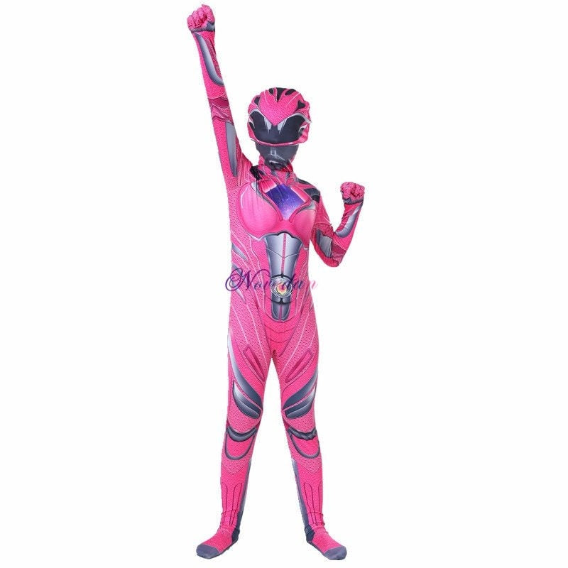 Power Rangers Movie Full Costume - Kids Cosplay Suit
