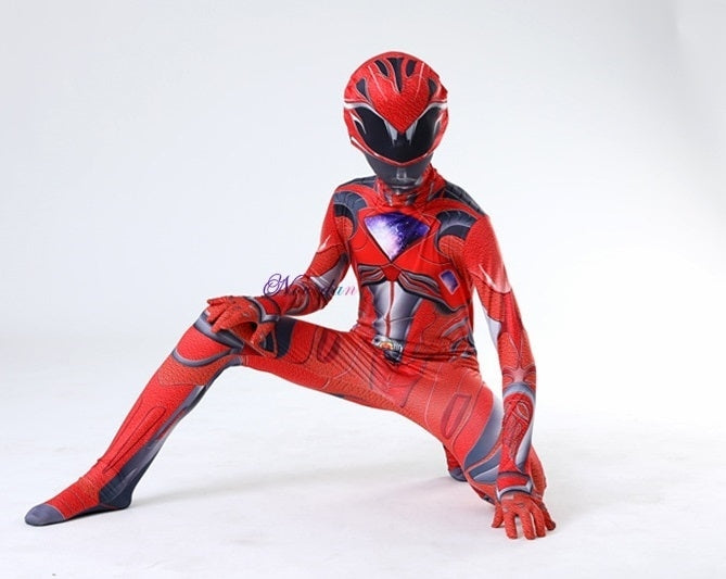 Power Rangers Movie Full Costume - Kids Cosplay Suit