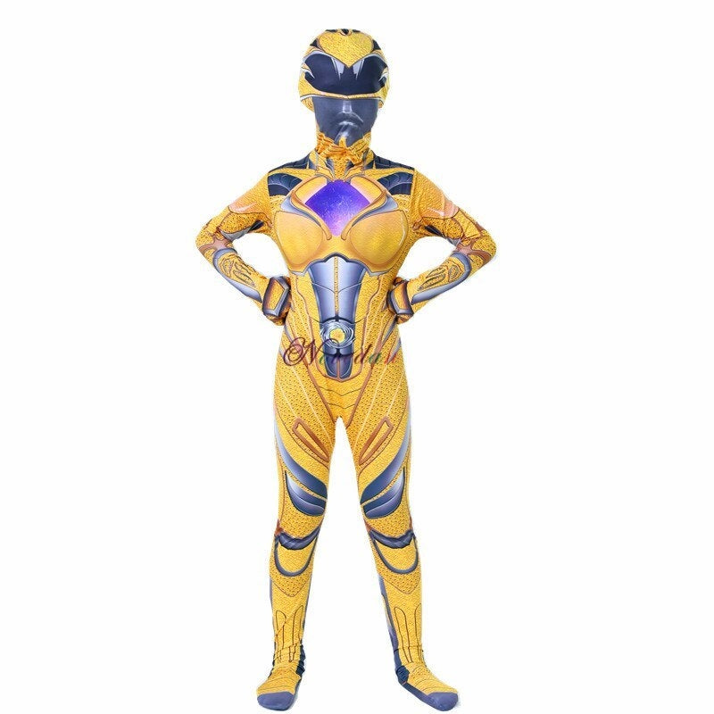 Power Rangers Movie Full Costume - Kids Cosplay Suit