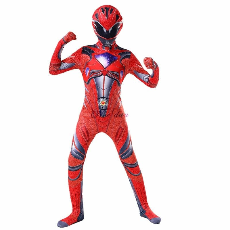 Power Rangers Movie Full Costume - Kids Cosplay Suit