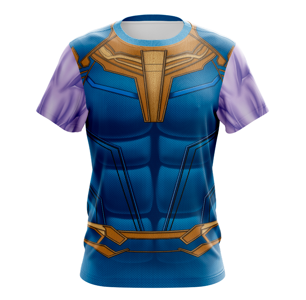 Thanos Avengers Movie Dry-Fit Graphic T-Shirt - Short Sleeve