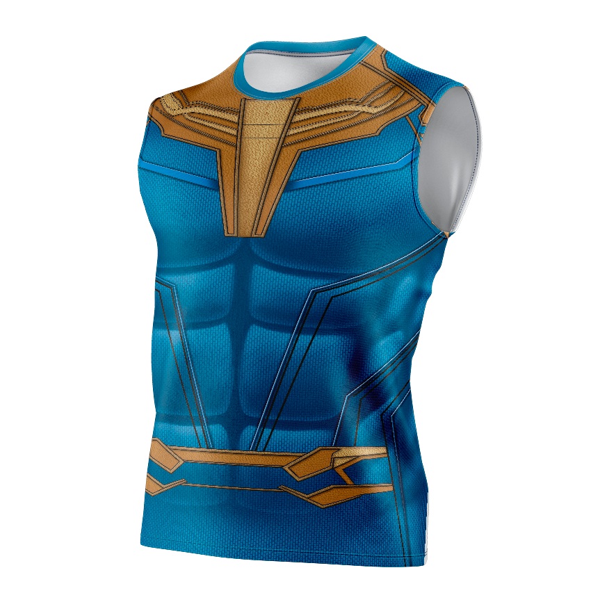 Thanos Avengers Movie Dry-Fit Graphic T-Shirt - Long Sleeve
