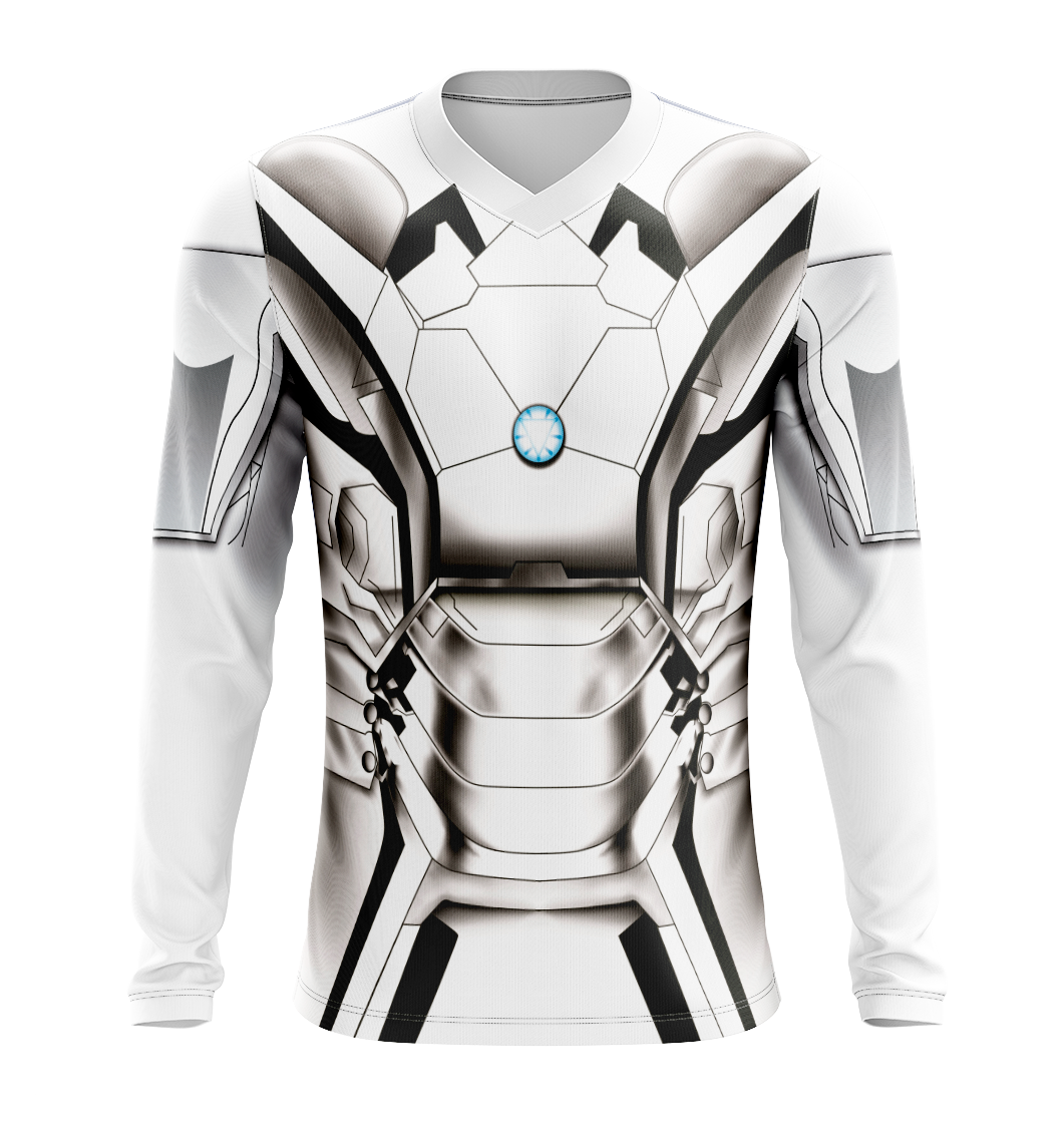 Superior Iron Man Dry Fit T-Shirt - Long Sleeve Cosplay Tee