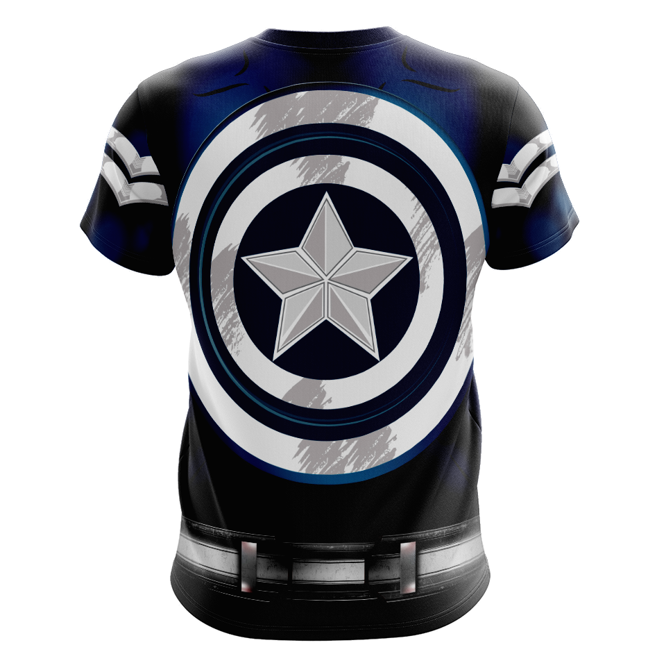 Captain America Super Soldier (Comics) 3D Print Shirt - Tank Top