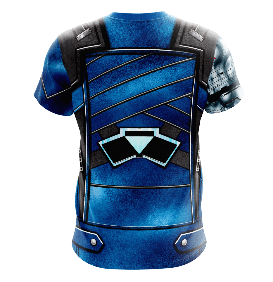 Winter Soldier Avengers Dry-Fit Graphic T-Shirt - Long Sleeve