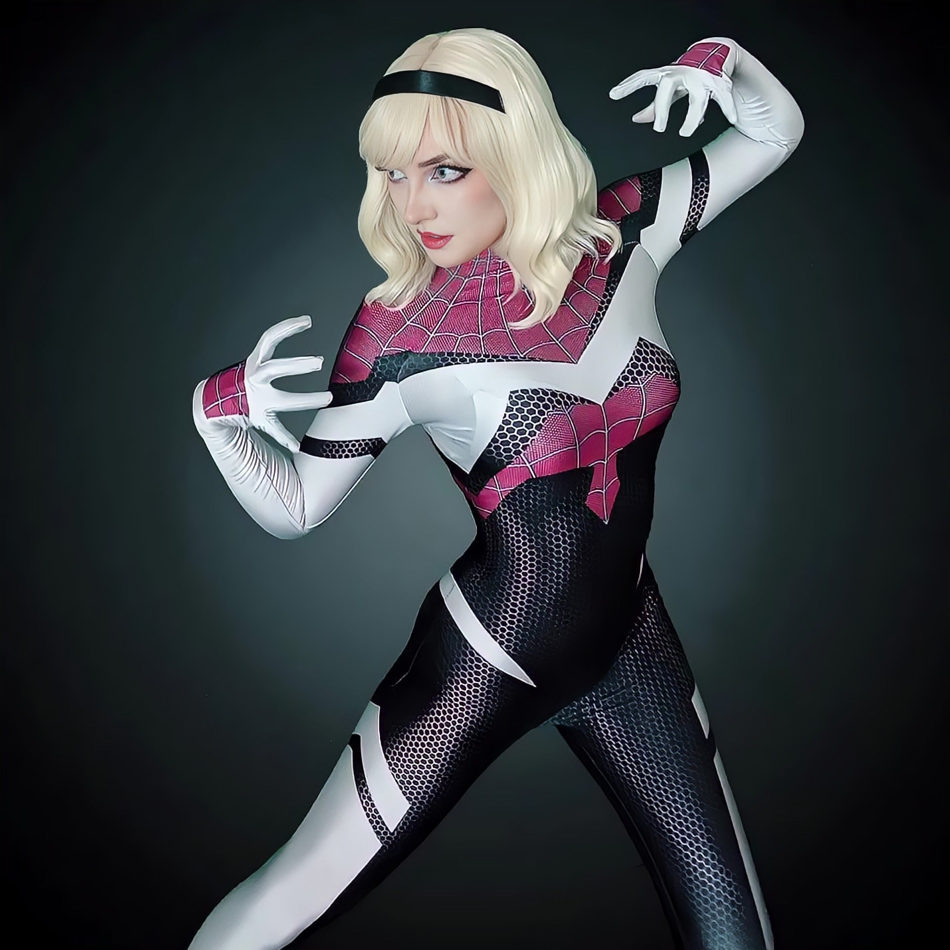Spider-Gwen 2099 Costume - Women's Premium Cosplay Suit