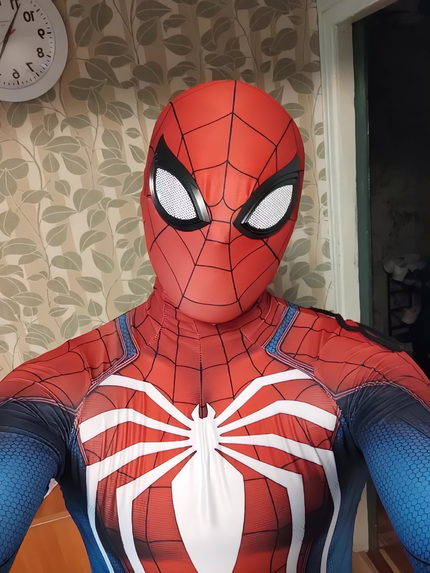 Spider-Man Advanced Suit Costume - PS4/PS5 Game Adult Cosplay Suit