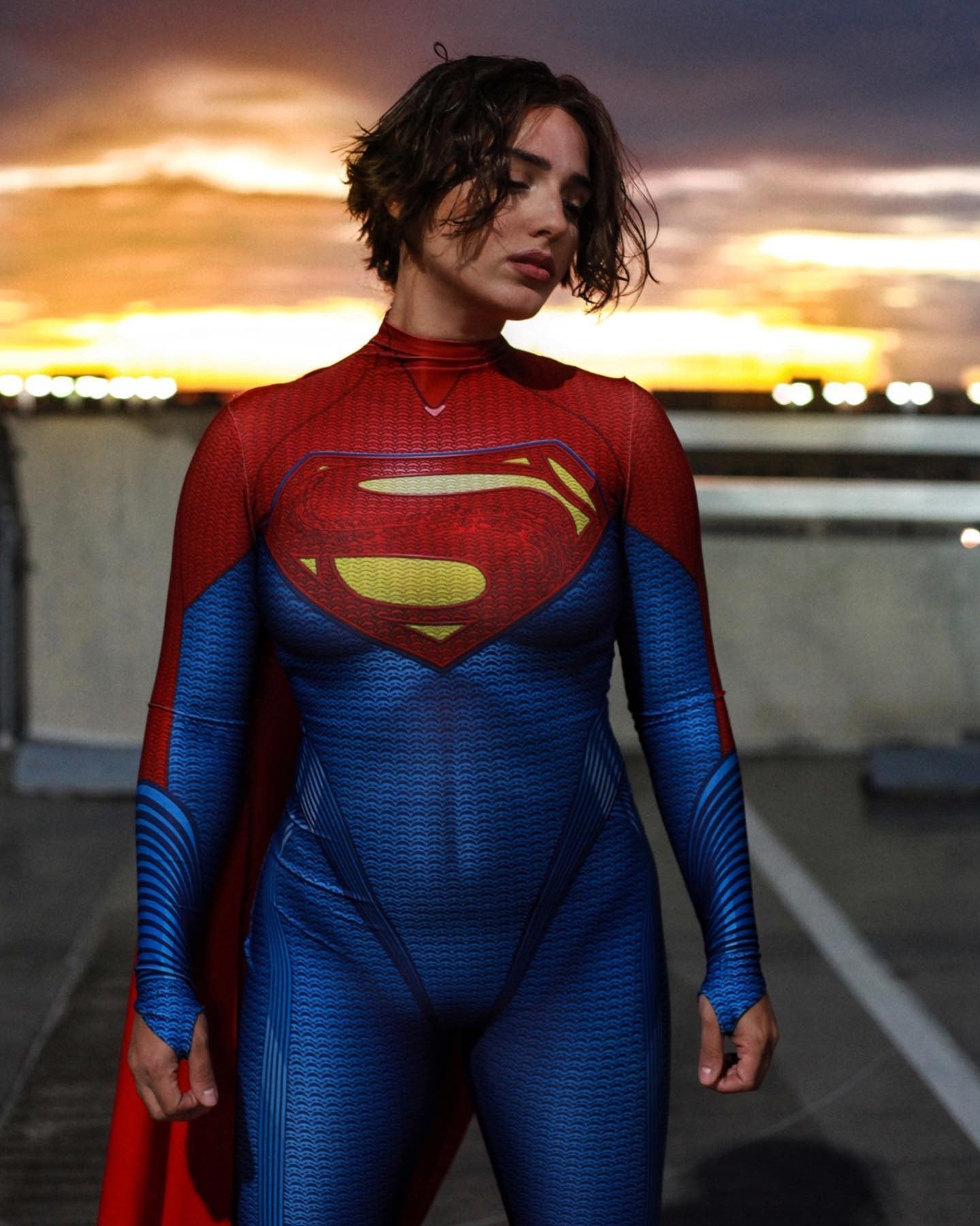 Supergirl (Kara) Costume with Cape - Women's Cosplay Suit