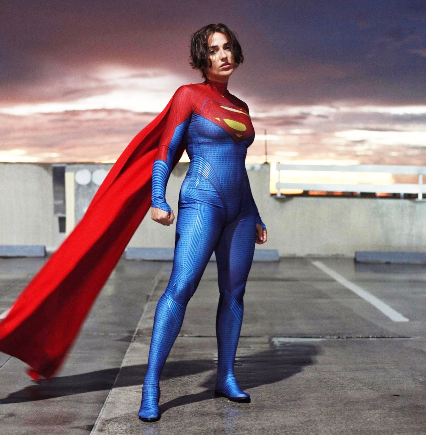 Supergirl (Kara) Costume with Cape - Women's Cosplay Suit