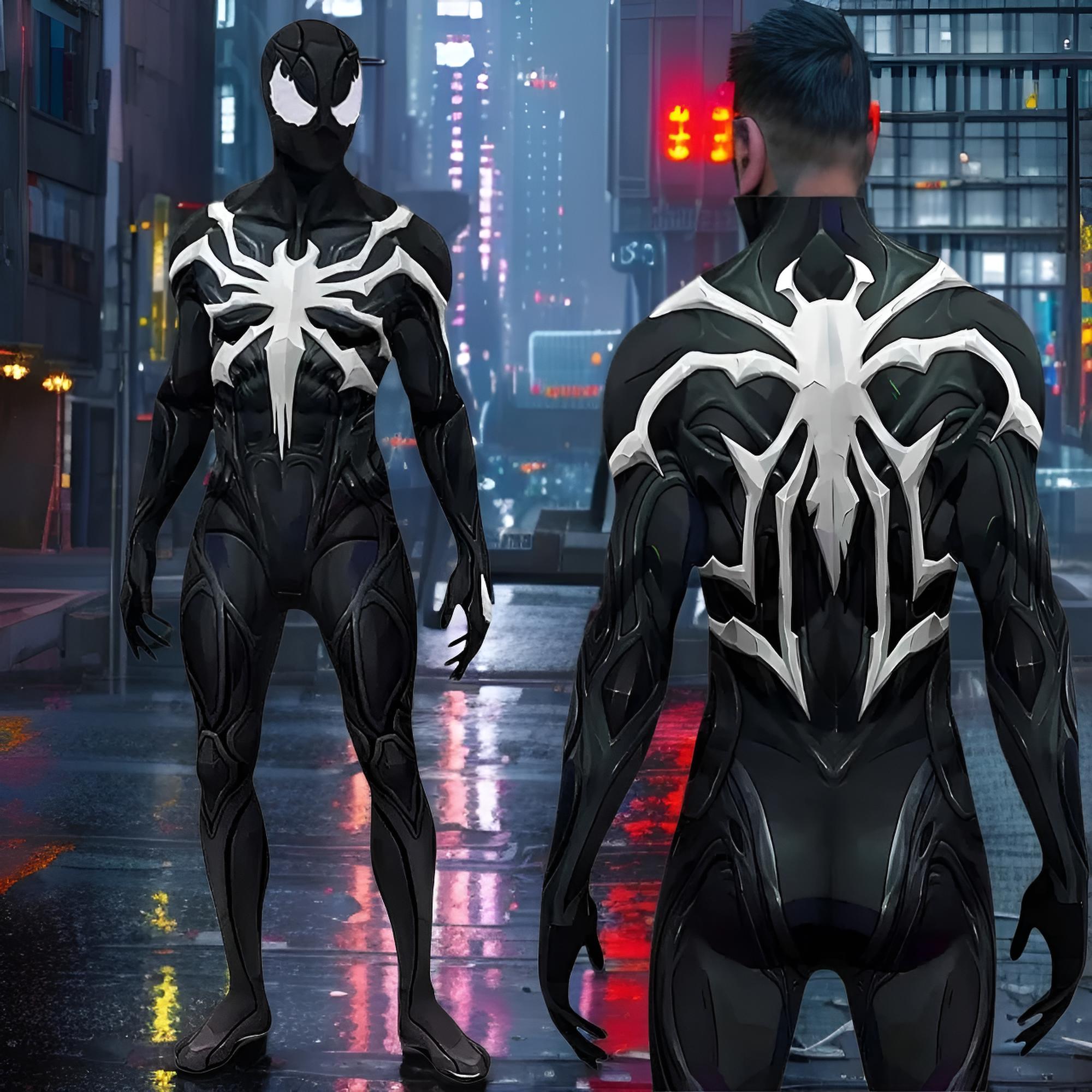 Spider-Man Venom Symbiote Costume - Adult Cosplay Suit