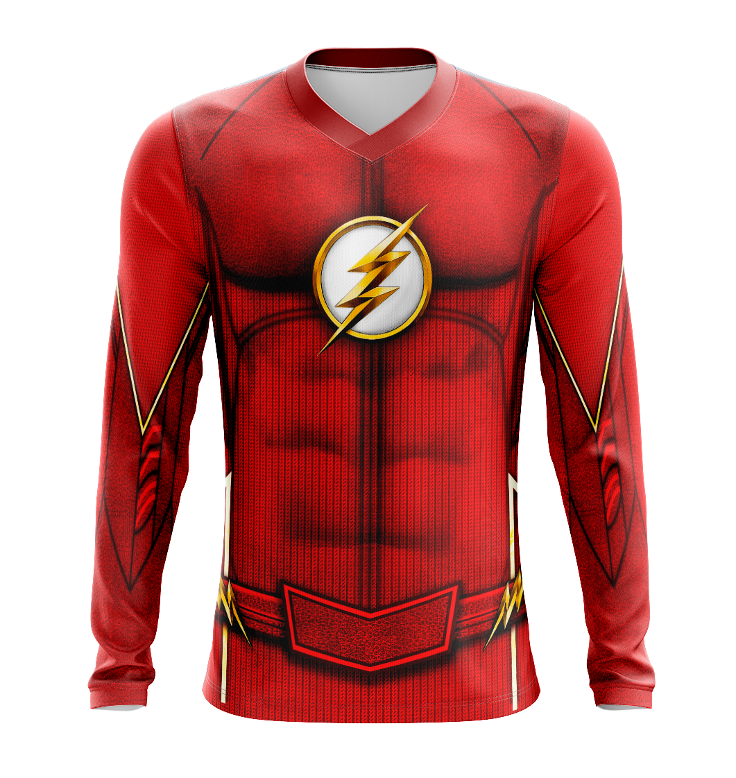 The Flash Barry Allen 3D Print Shirt - Long Sleeve