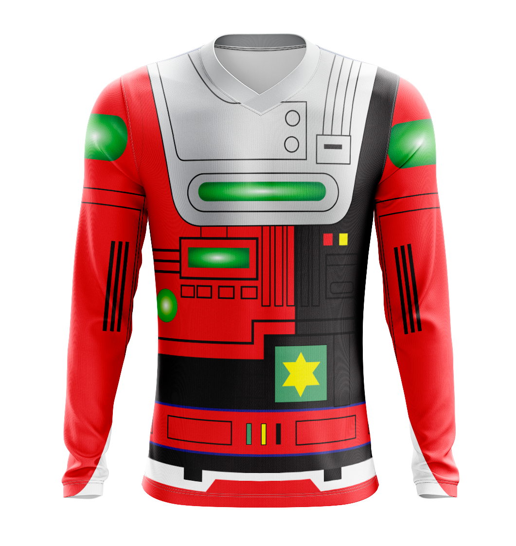 Winspector Special Squad Tokusatsu Dry Fit T-Shirt - Long Sleeve Cosplay Tee