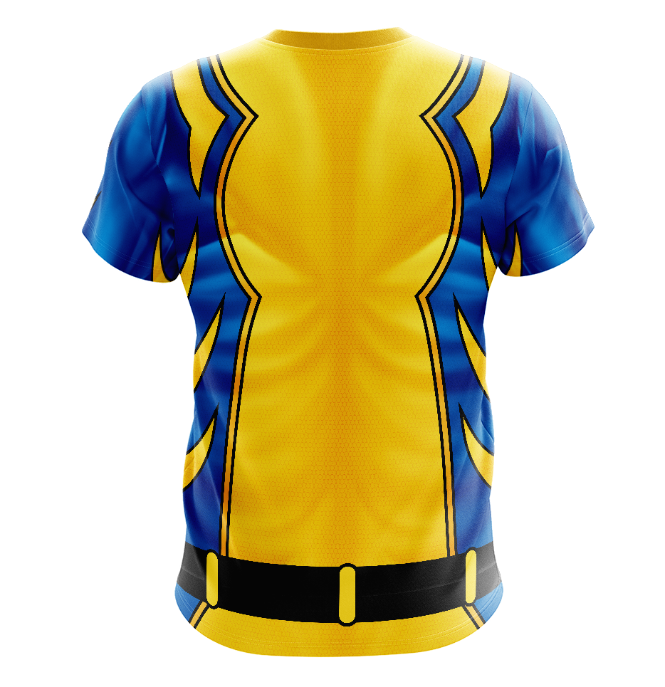 Wolverine X-Men Comic Dry Fit T-Shirt - Long Sleeve Cosplay Tee