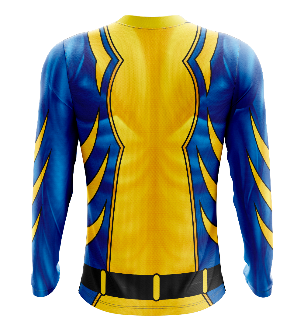 Wolverine X-Men Comic Dry Fit T-Shirt - Long Sleeve Cosplay Tee