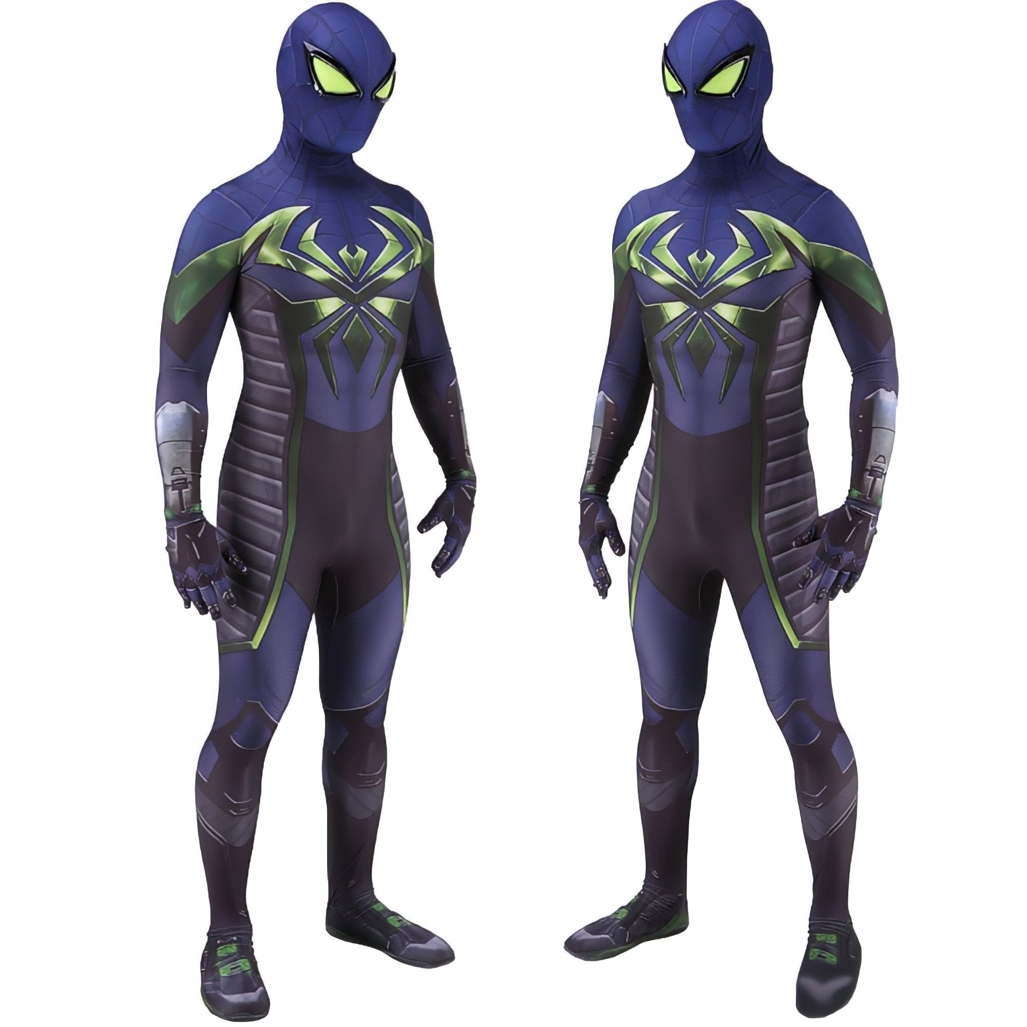 Miles Morales Purple Reign Game Costume - Adult Premium Cosplay Suit