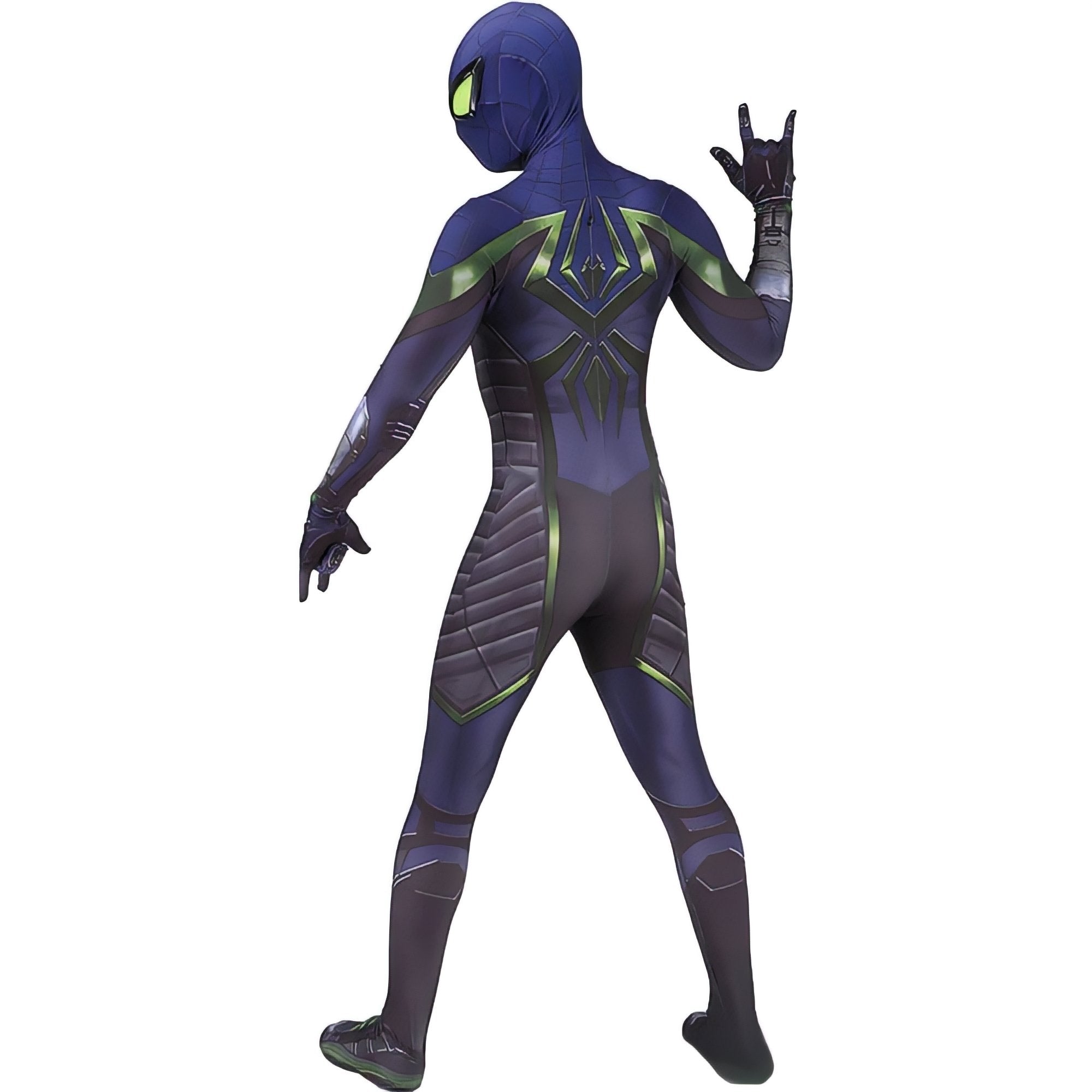 Miles Morales Purple Reign Game Costume - Adult Premium Cosplay Suit