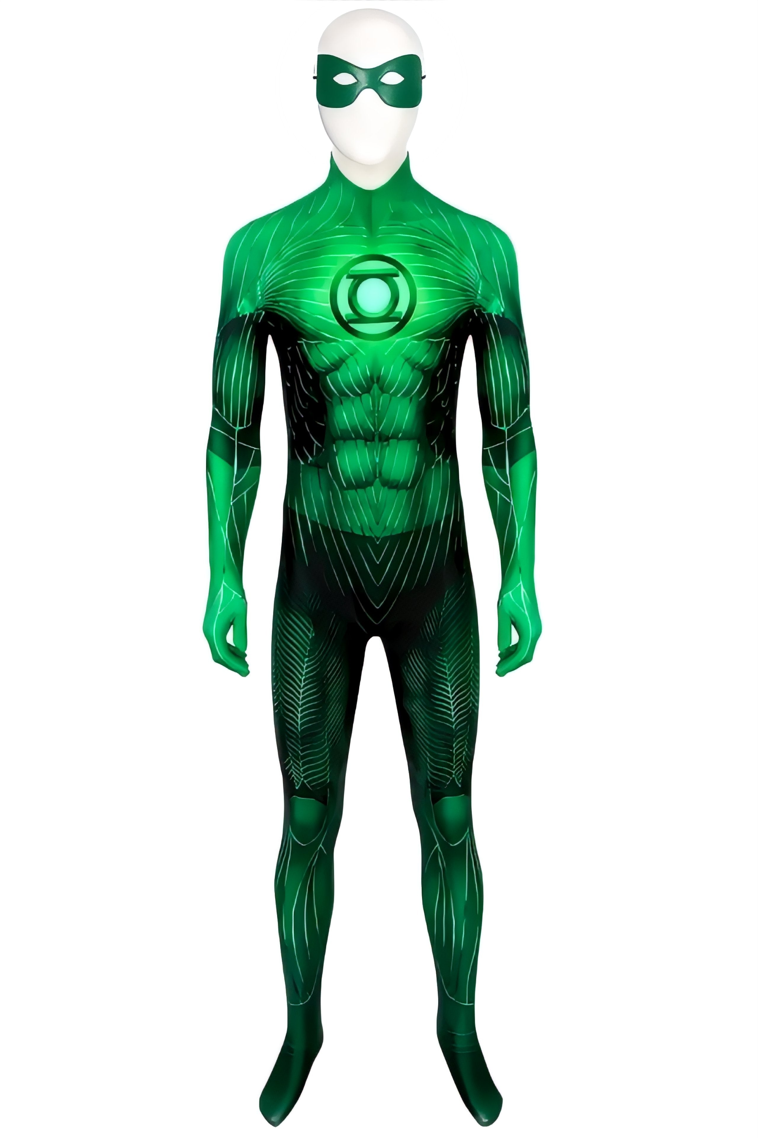 Green Lantern Classic Justice League Costume - Adult Cosplay Suit