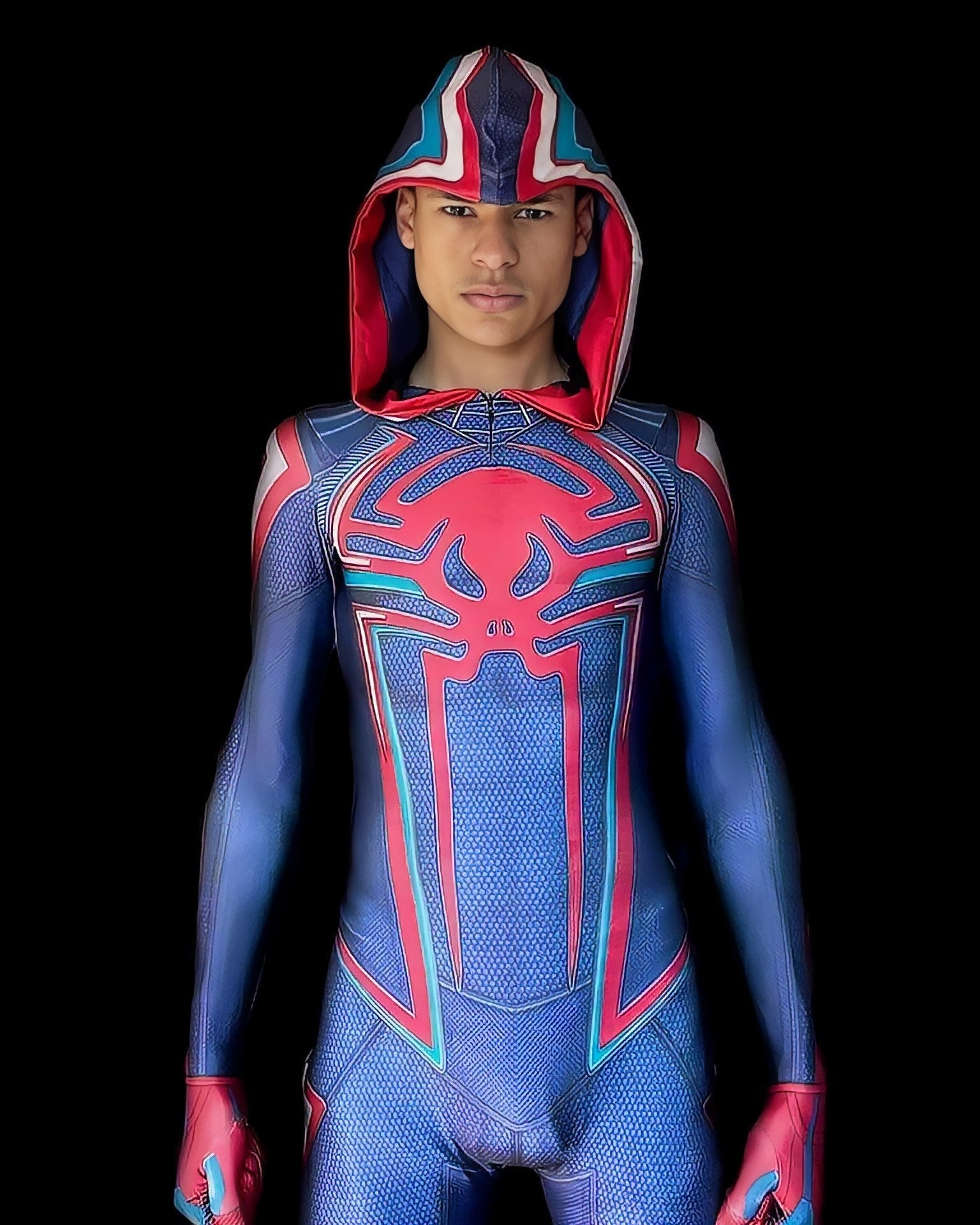 Miles Morales 2099 Spider-Man Costume - Adult Premium Cosplay Suit