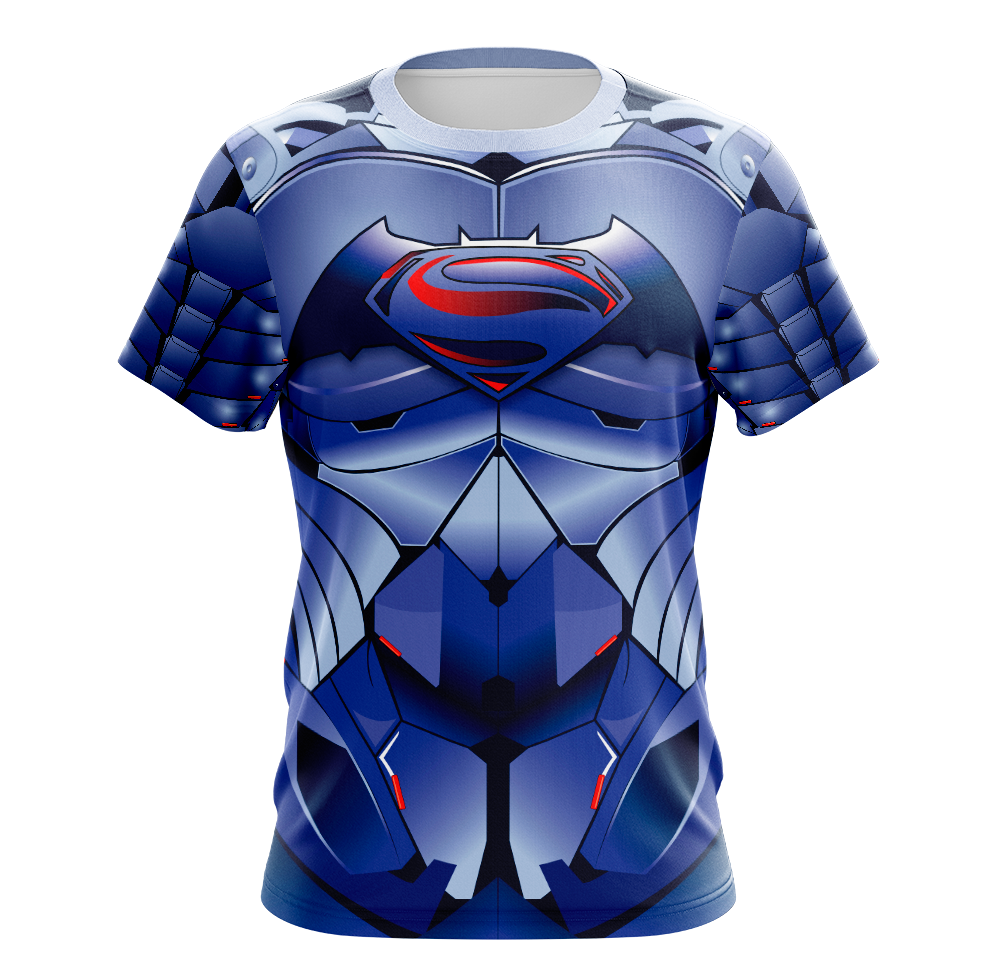 Batman v Superman Movie Dry Fit T-Shirt - Short Sleeve Cosplay Tee