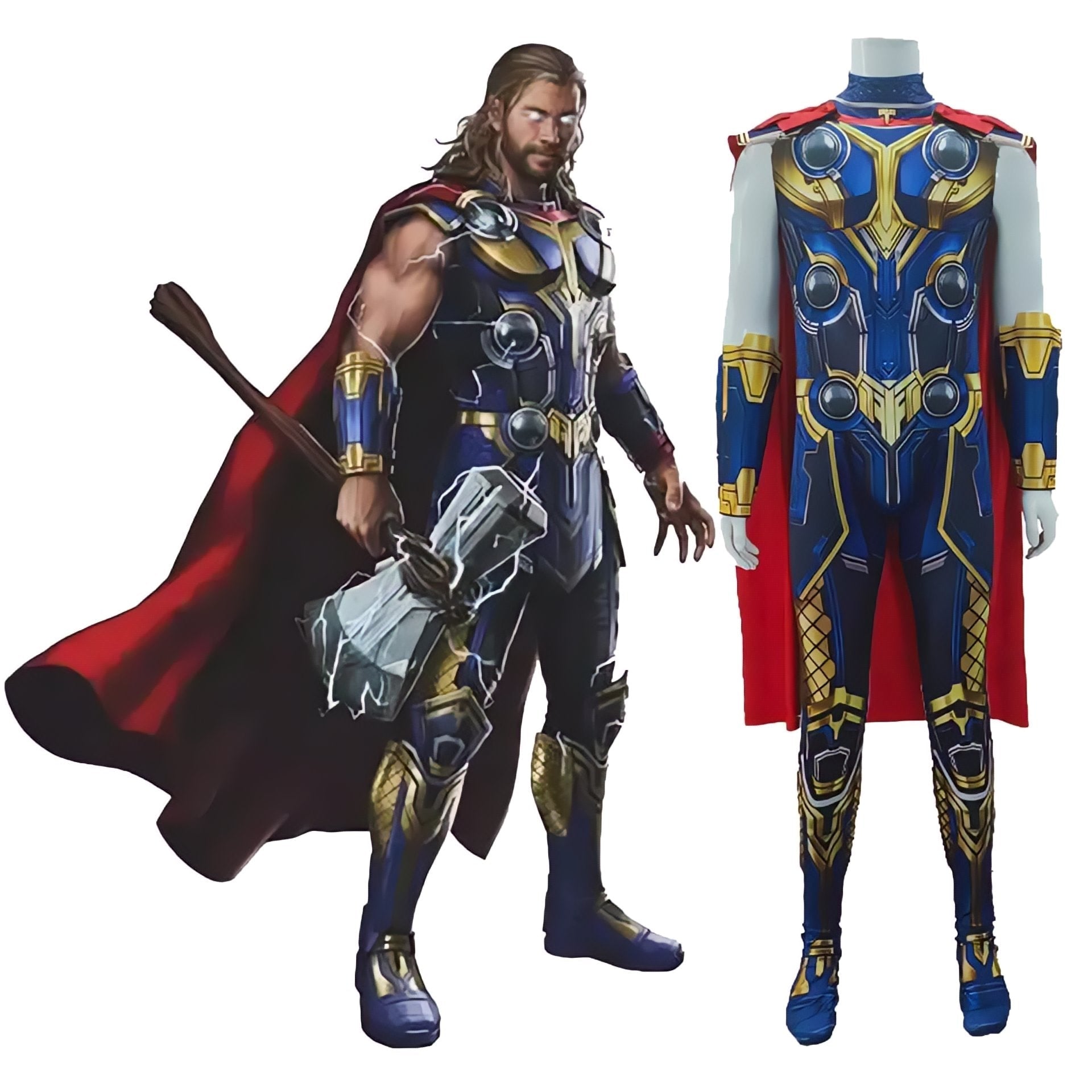 Thor: Love and Thunder Costume - Adult Premium Cosplay Suit