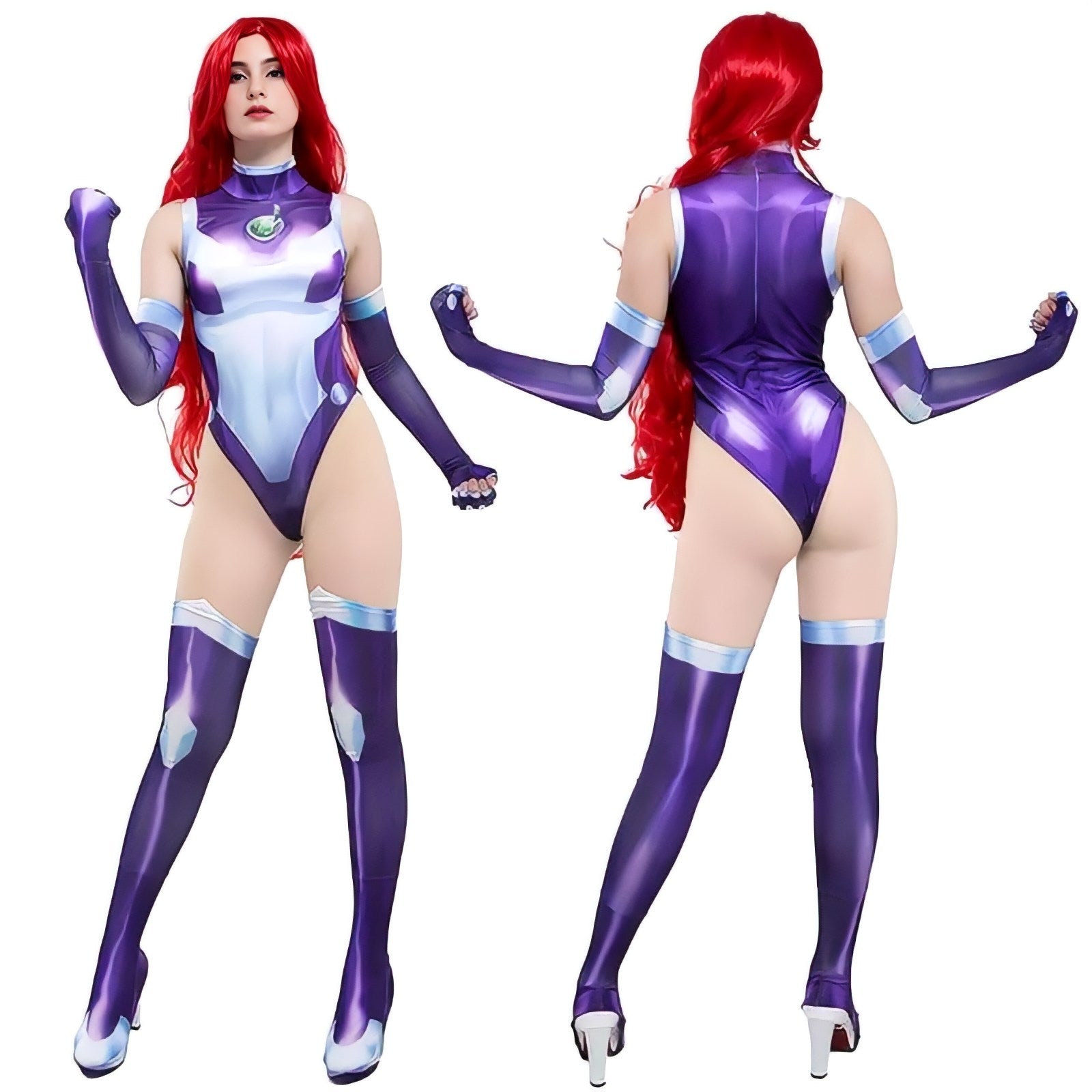 Starfire Teen Titans Costume - Women's Cosplay Suit