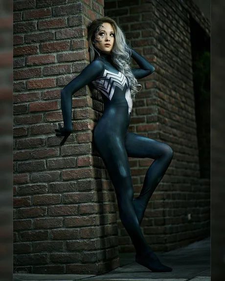 Spider-Man Venom Black Suit Costume - Women's Cosplay Suit (Multiple Styles Available)