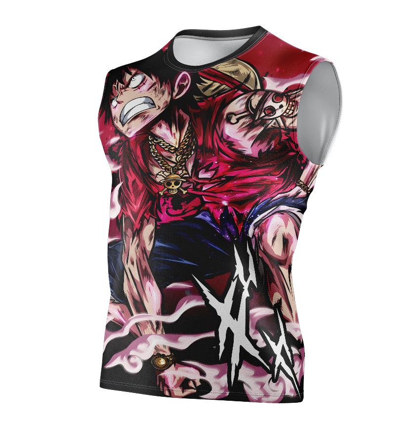 Luffy Gear 4 One Piece Dry-Fit Graphic T-Shirt - Long Sleeve