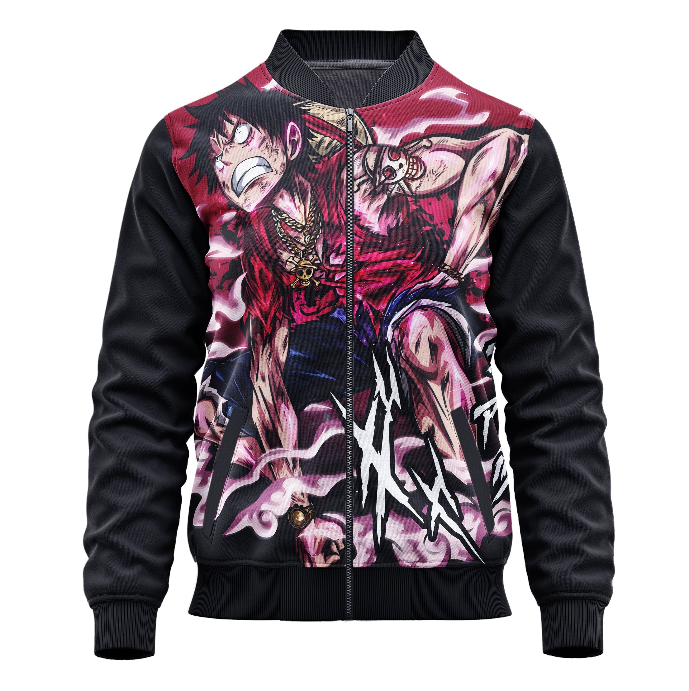 Luffy Gear 4 One Piece Jacket - Adult & Kids Cosplay Hoodie