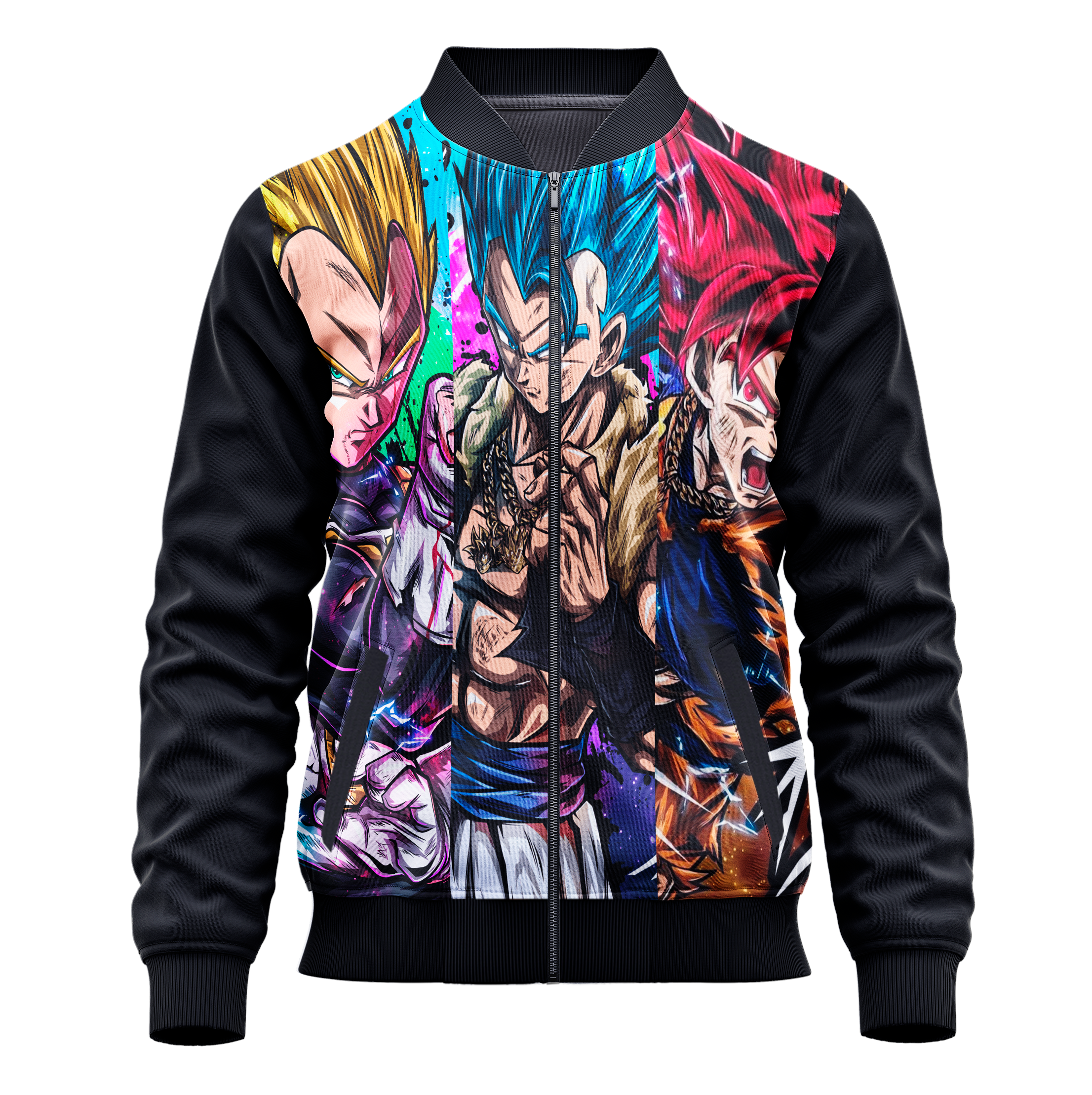 Goku & Vegeta (Dragon Ball Super) 3D Print Jacket - Adult & Kids Unisex