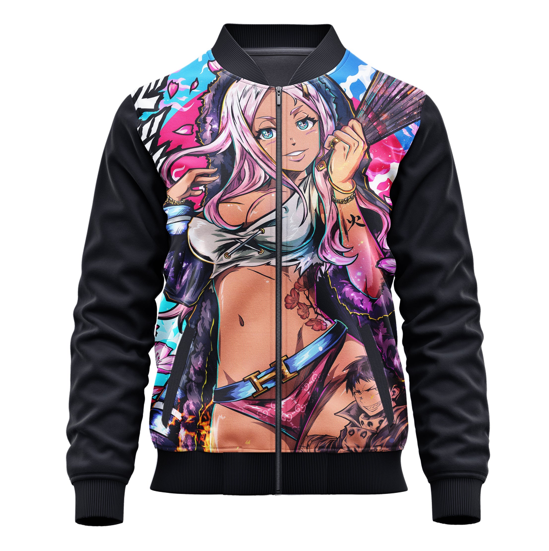Hibana Fire Force Jacket - Adult & Kids Cosplay Hoodie