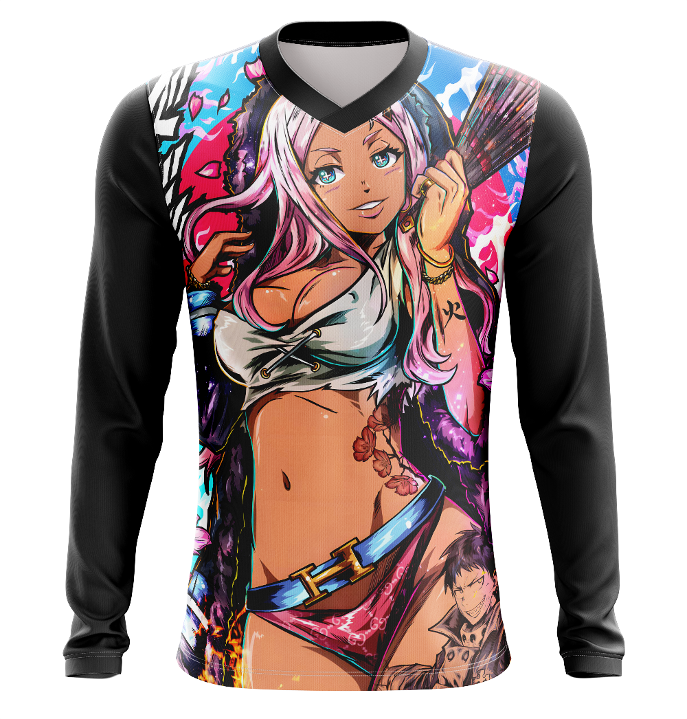 Hibana Fire Force Dry-Fit Graphic T-Shirt - Long Sleeve