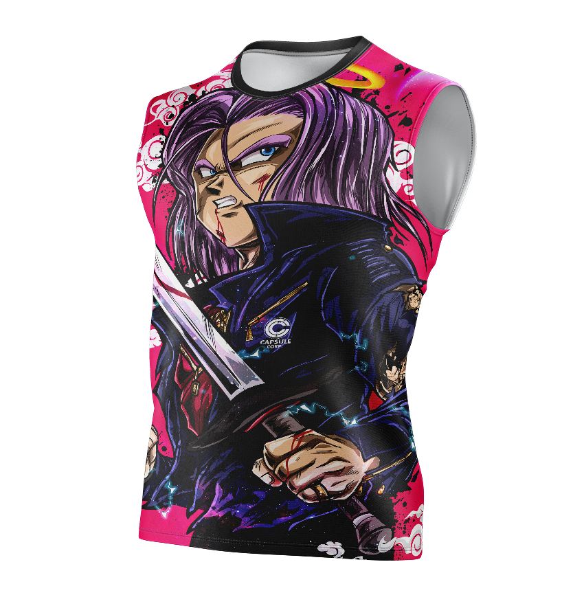 Future Trunks Dragon Ball Z Dry-Fit Graphic T-Shirt - Tank Top