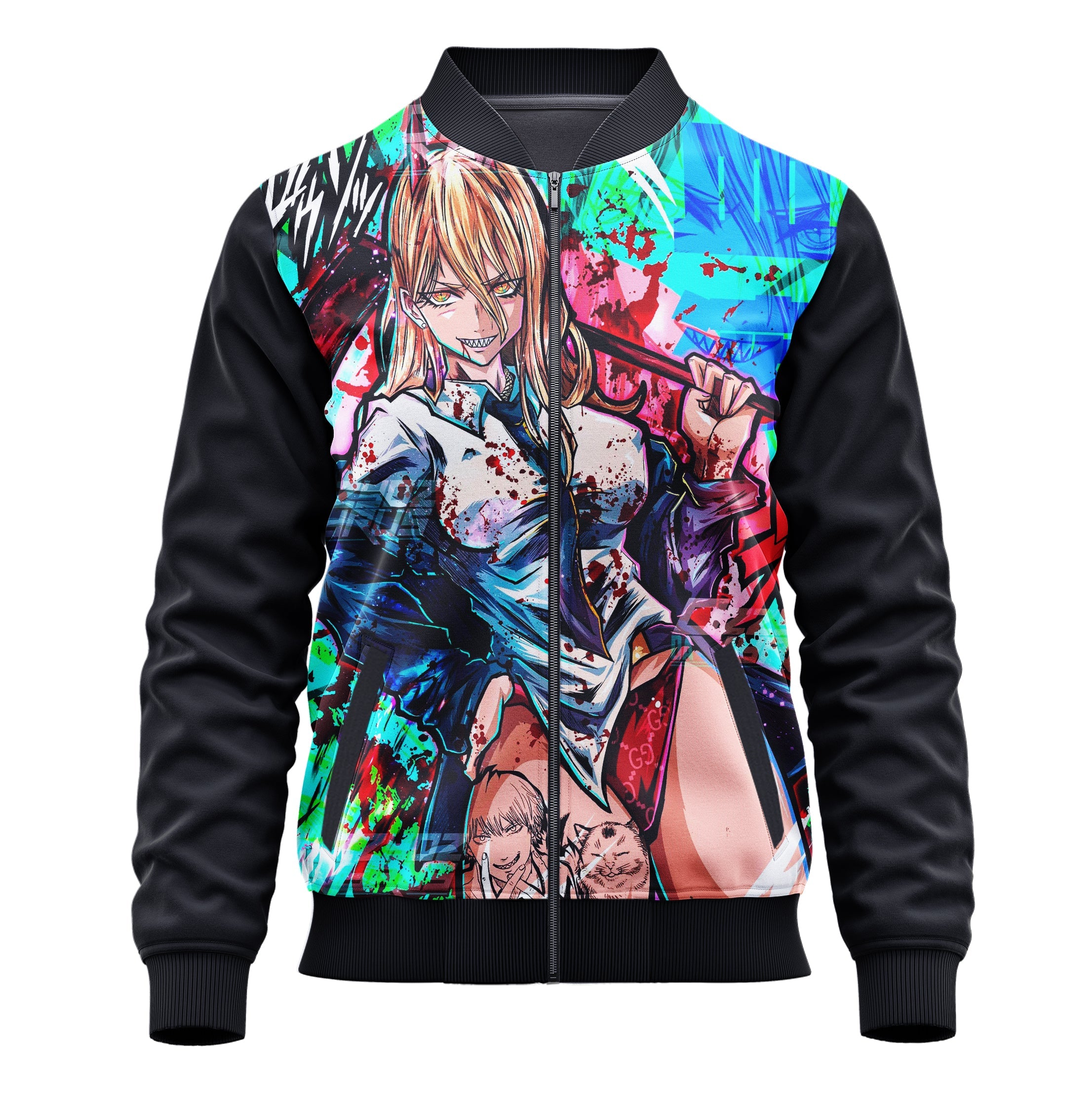Power Chainsaw Man Jacket - Adult & Kids Cosplay Hoodie